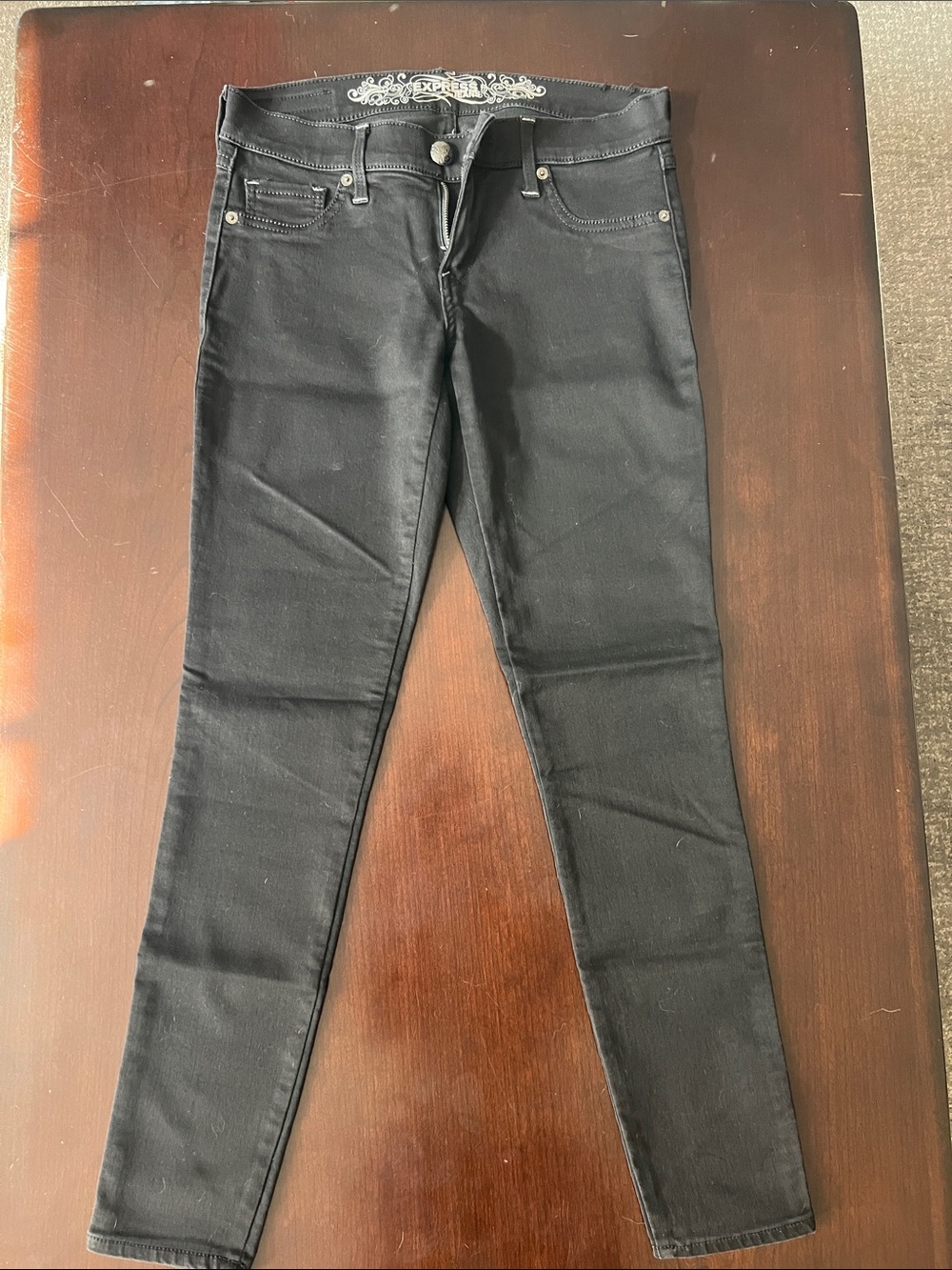 Express Black Women's Skinny Jean legging - Stella regular fit low rise